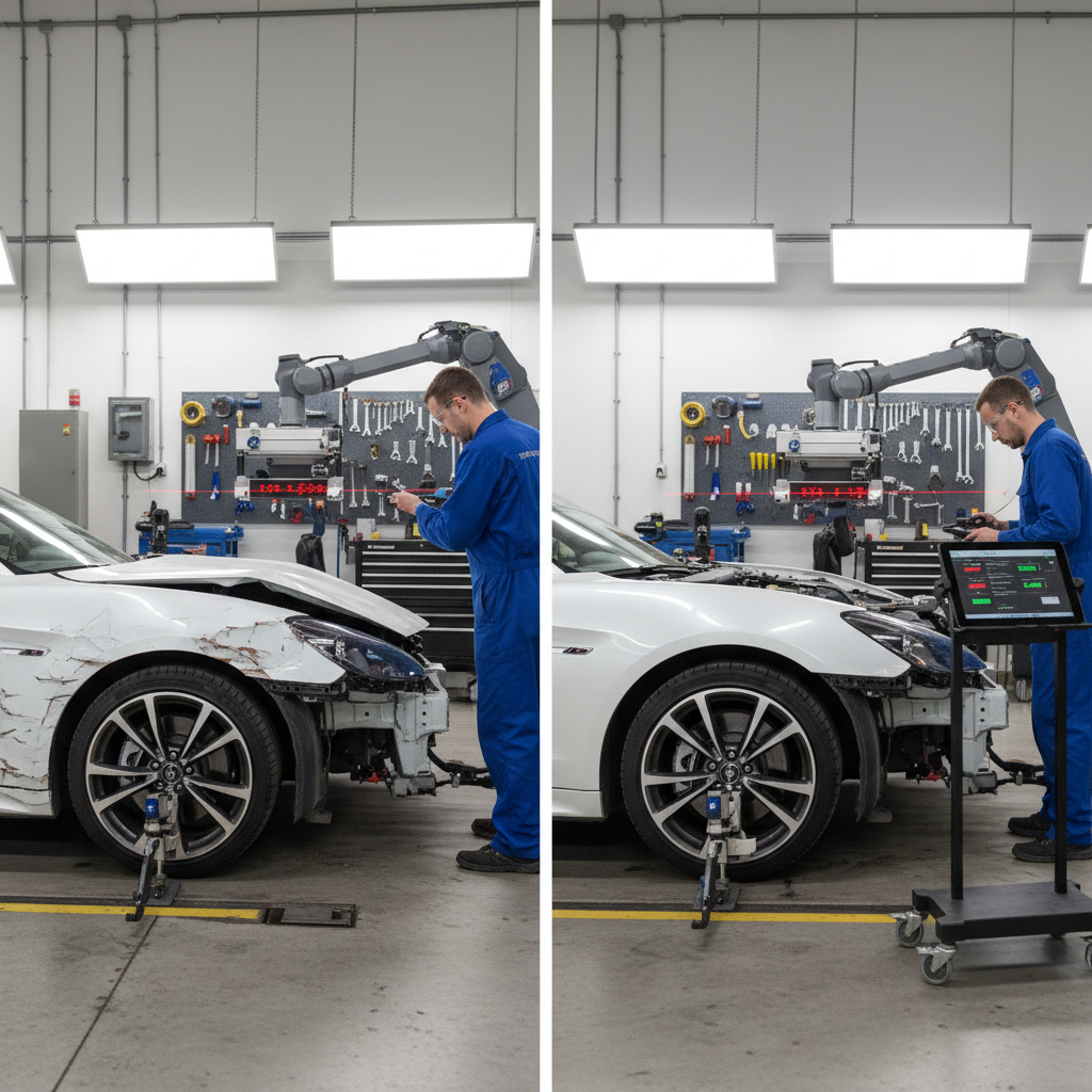 Frame Alignment After Collision: Why Precision Frame Straightening Is Critical in Phoenix, AZ
